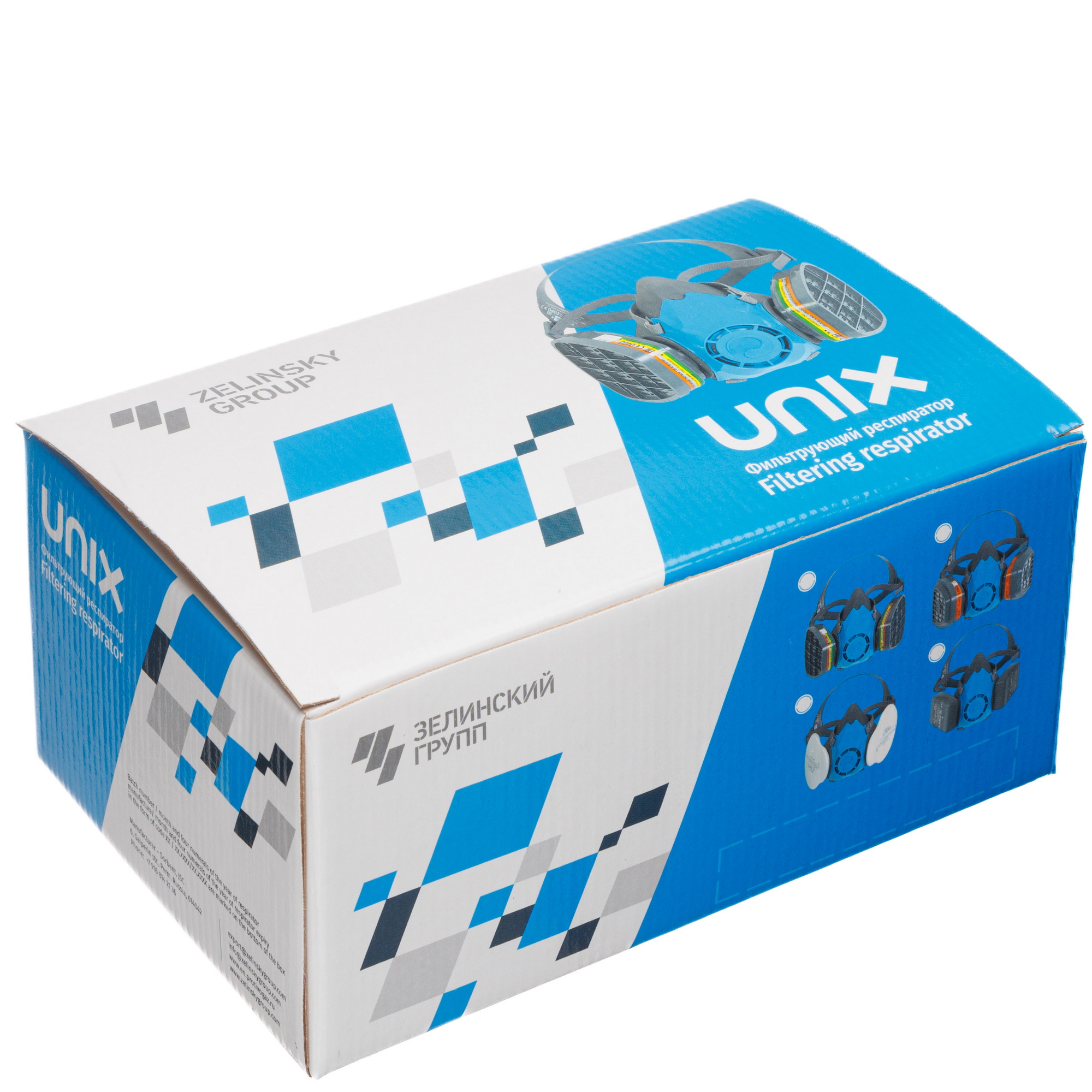 картинка Респиратор фильтрующий UNIX 1000 марки А1 с фильтрами UNIX Р2(2 рост) 
